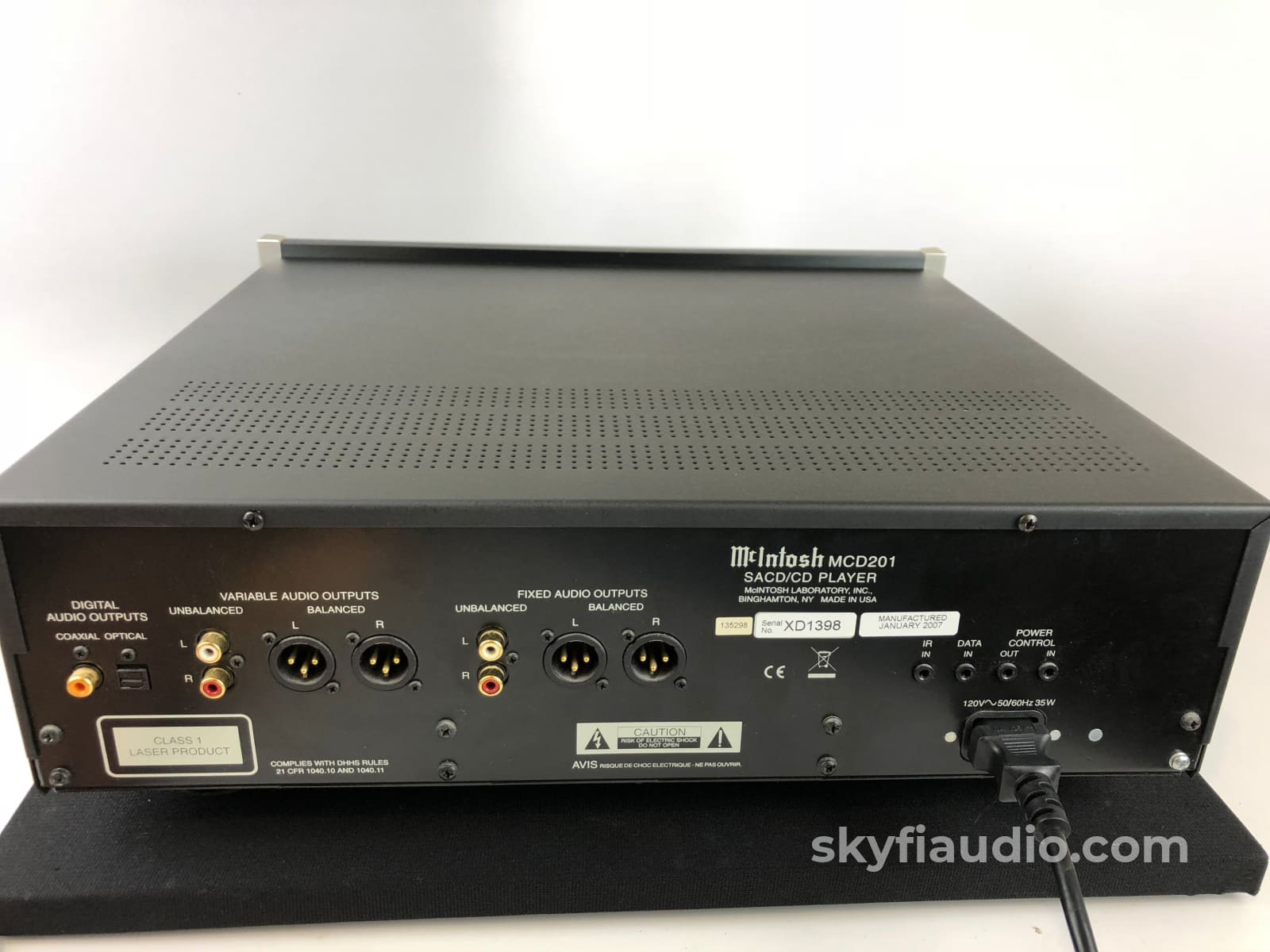 Mcintosh Mcd-201 Cd And Sacd Player + Digital