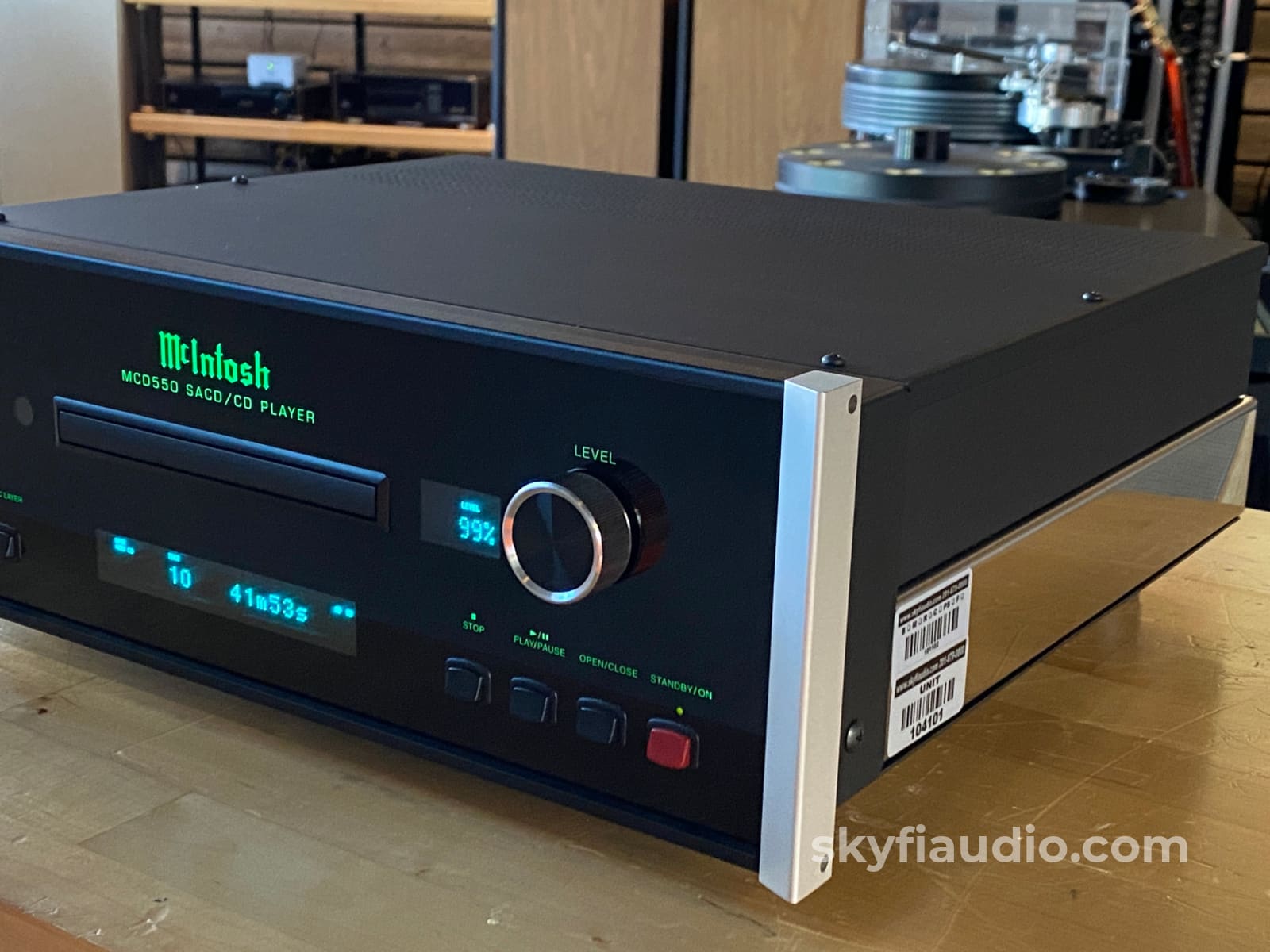 Mcintosh Mcd550 Sacd/Cd Player & Dac Four 32-Bit/192Khz Dacs Per Channel! Complete Set Cd + Digital
