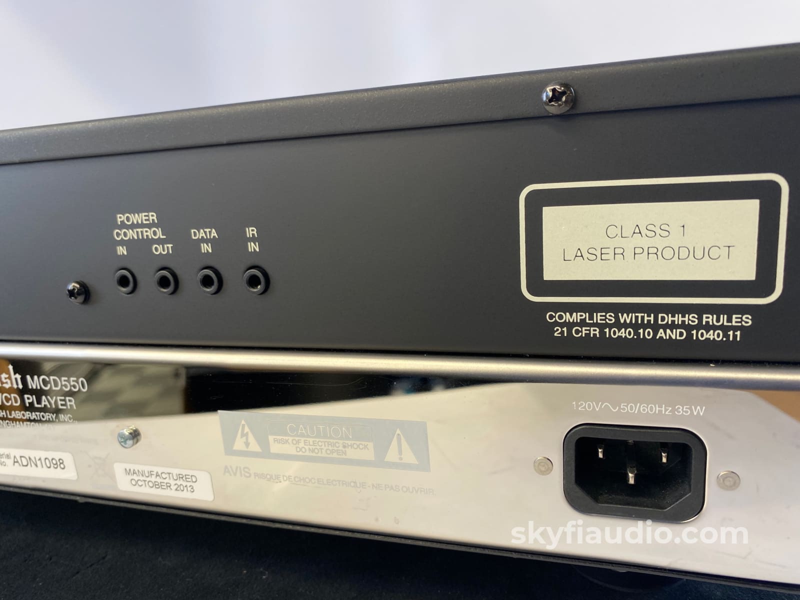 Mcintosh Mcd550 Sacd/Cd Player And Dac - Four 32-Bit/192Khz Dacs Per Channel! Cd + Digital