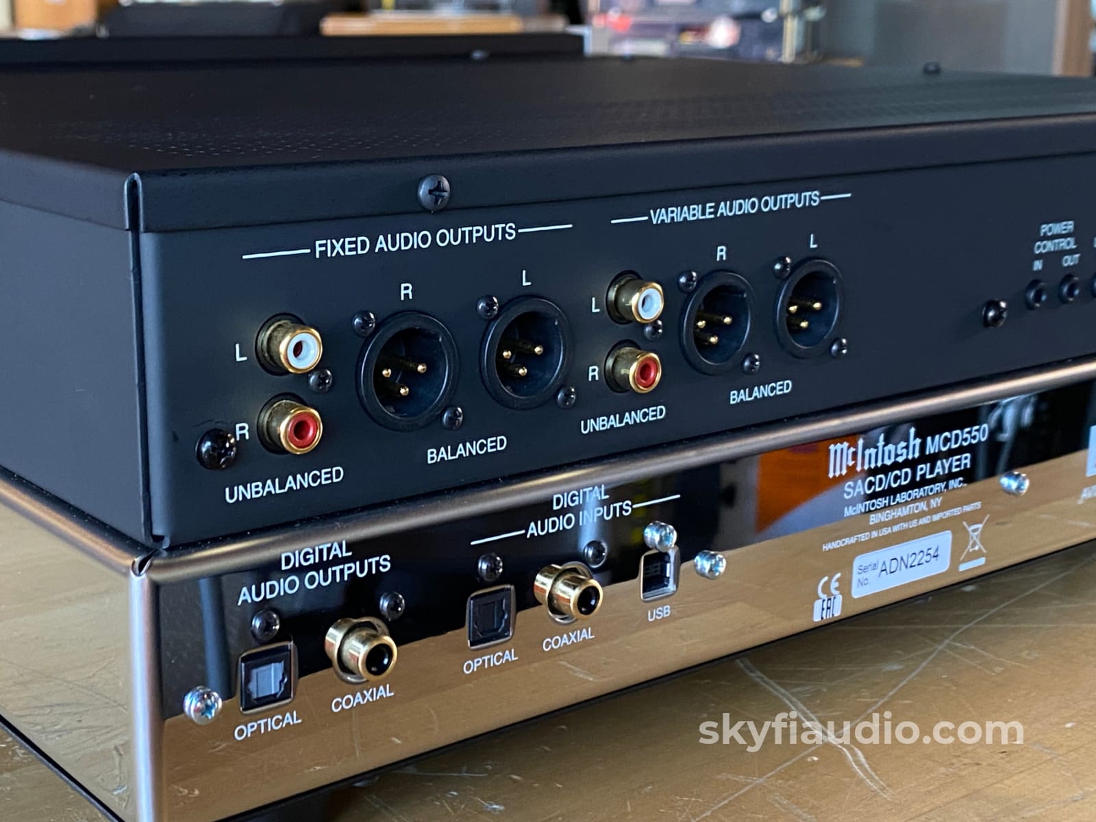 Mcintosh Mcd550 Sacd/Cd Player & Dac Four 32-Bit/192Khz Dacs Per Channel! Complete Set Cd + Digital