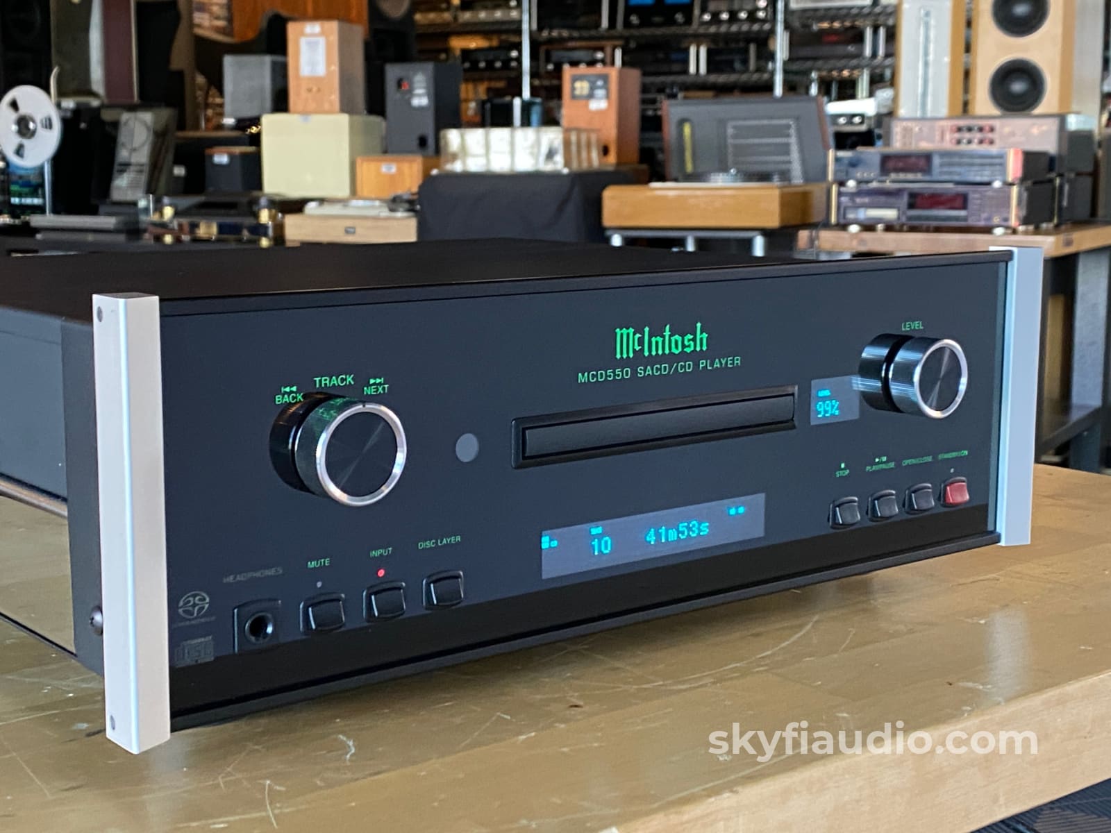 Mcintosh Mcd550 Sacd/Cd Player & Dac Four 32-Bit/192Khz Dacs Per Channel! Complete Set Cd + Digital