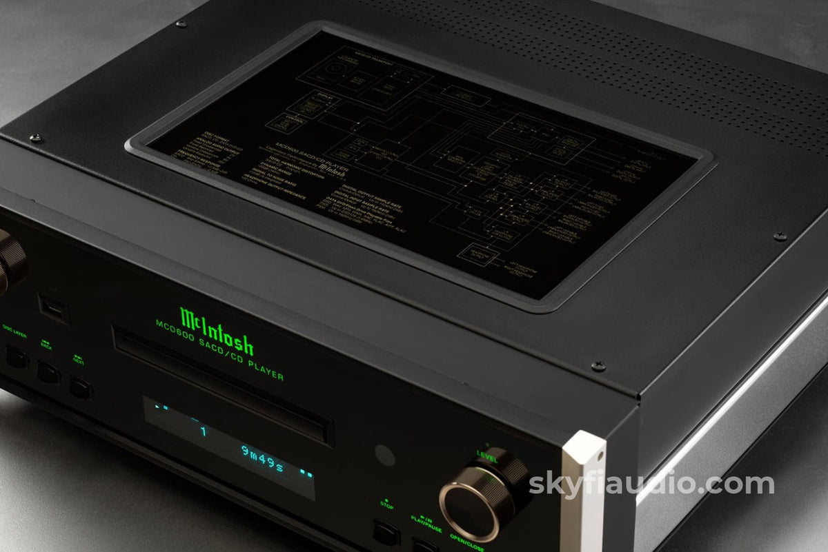 Mcintosh Mcd600 Sacd/Cd Player And Quad Balanced Dac Cd + Digital
