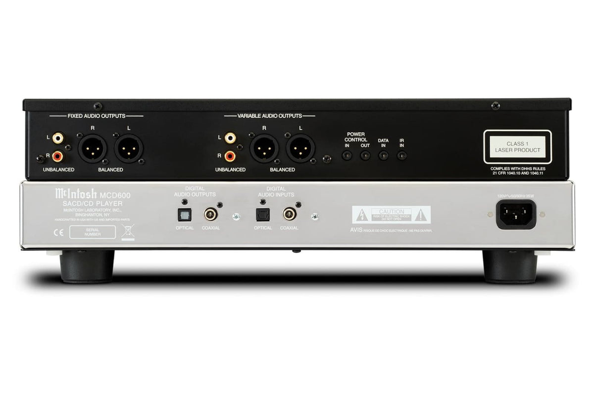 Mcintosh Mcd600 Sacd/Cd Player And Quad Balanced Dac Cd + Digital