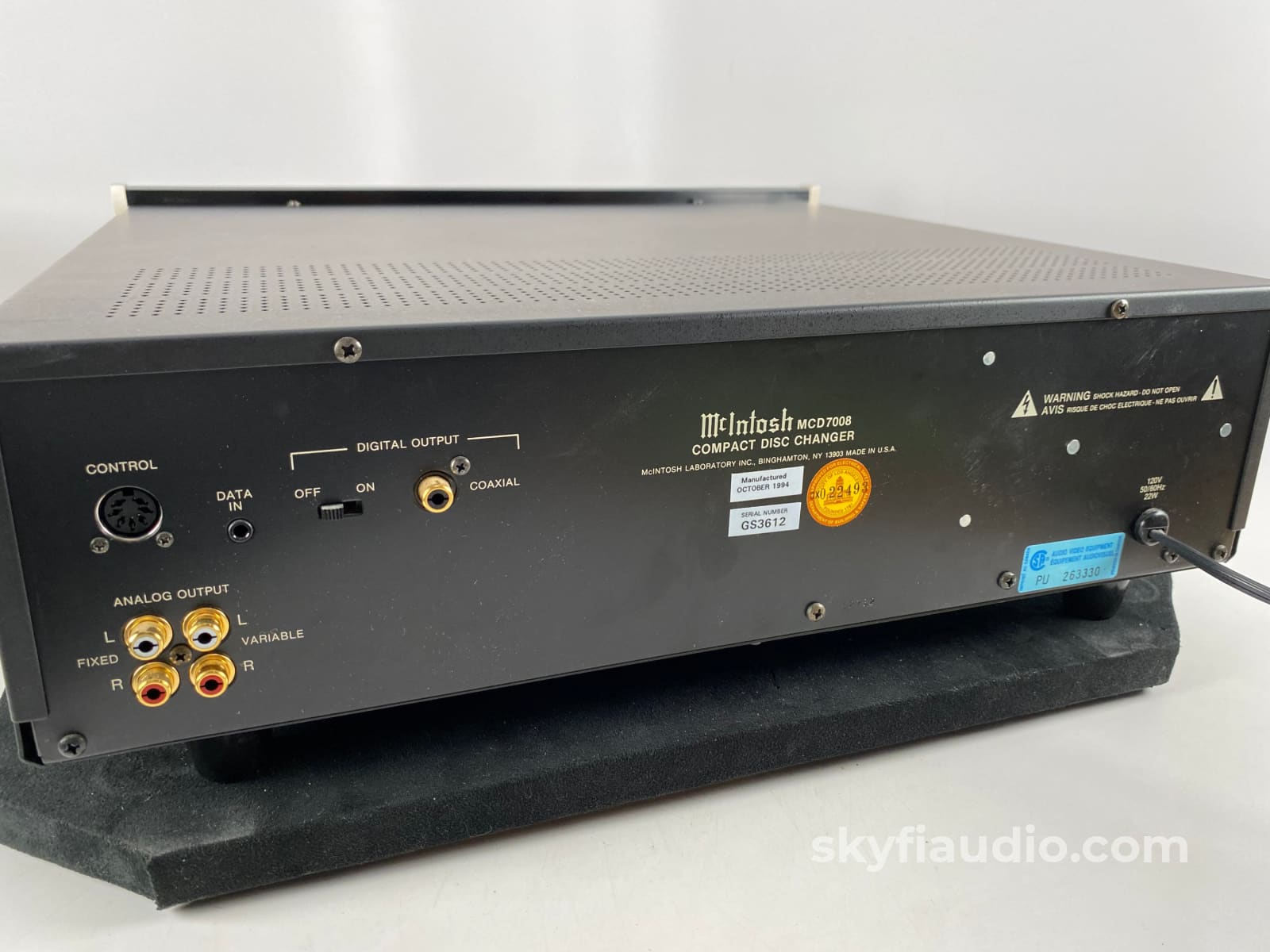 Mcintosh Mcd7008 Compact Disc Changer Refurbished Cd + Digital