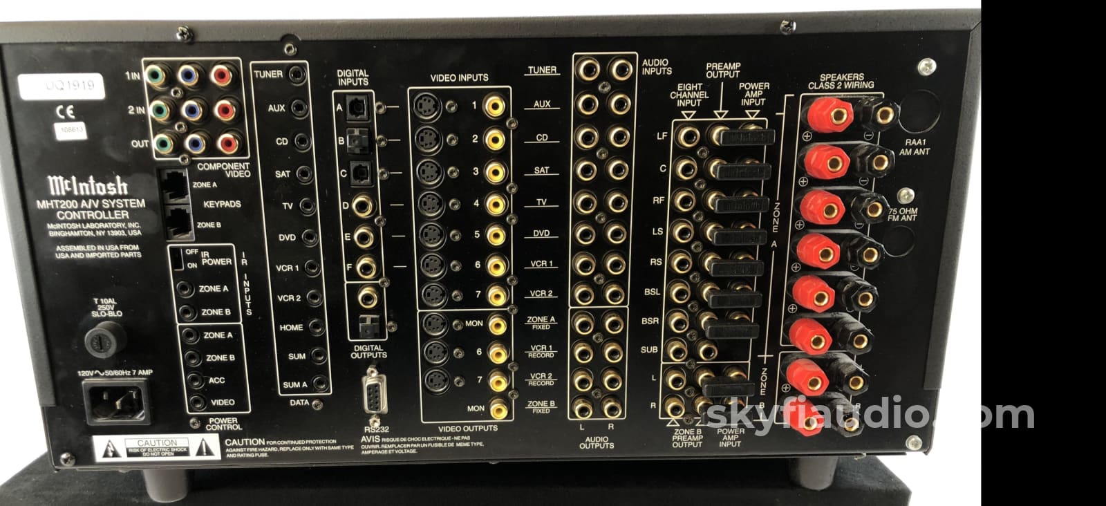 Mcintosh Mht200 Home Theater Receiver - Serviced Integrated Amplifier