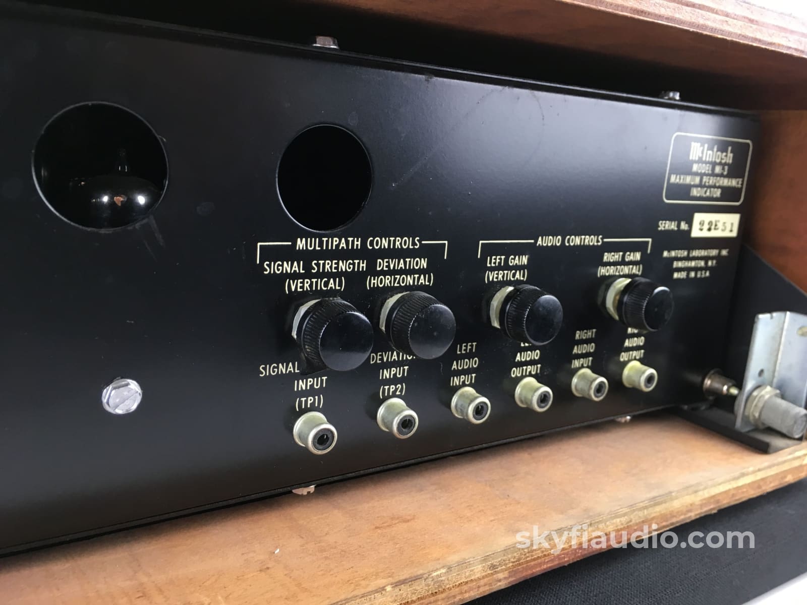Mcintosh Mi-3 Tuner Maximum Performance Indicator