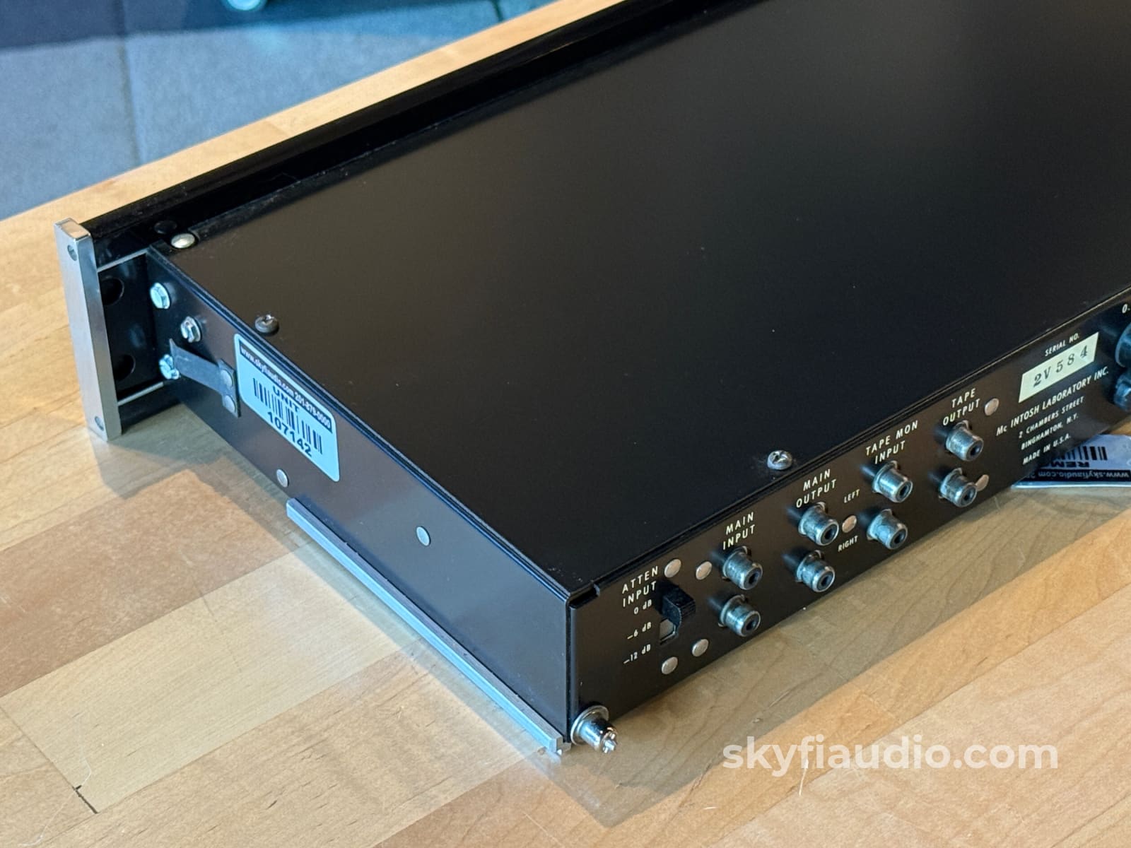 McIntosh MQ101 Vintage 3 Band Equalizer - W/ Wood Case + New Faceplate Accessory