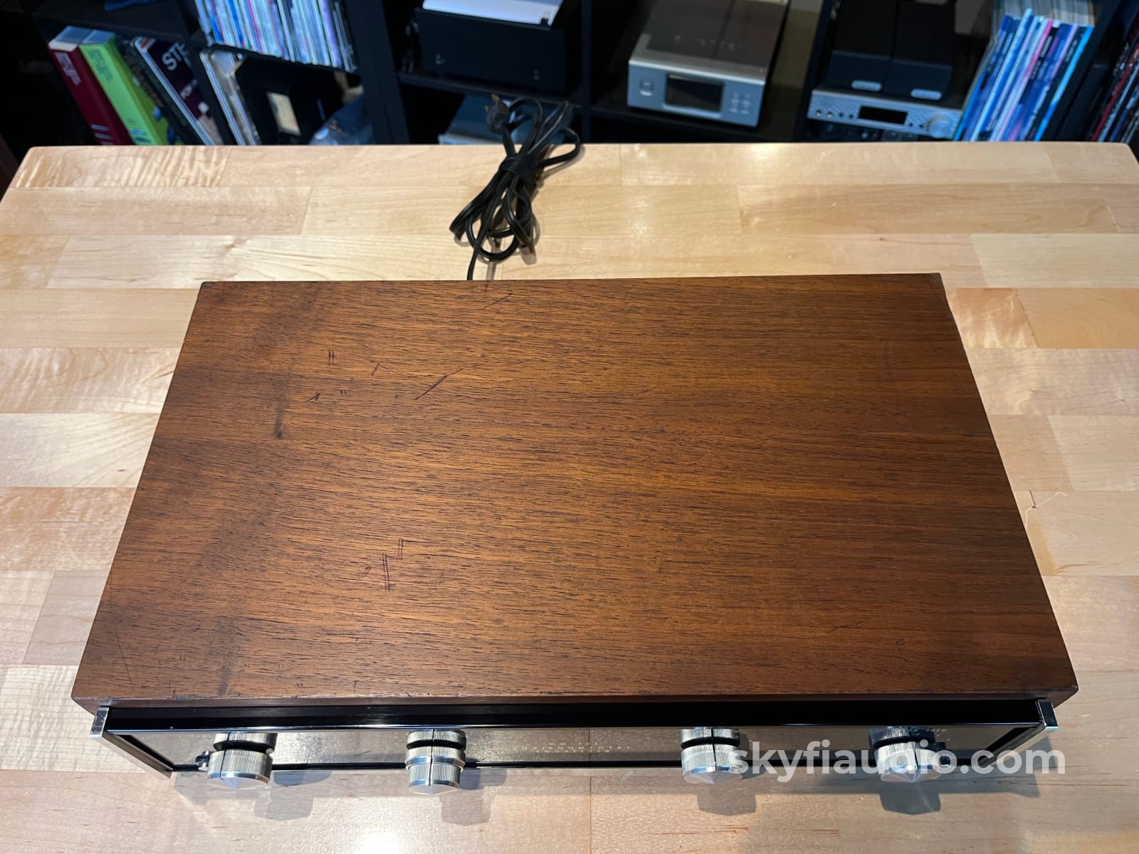 McIntosh MQ101 Vintage 3 Band Equalizer - W/ Wood Case + New Faceplate Accessory