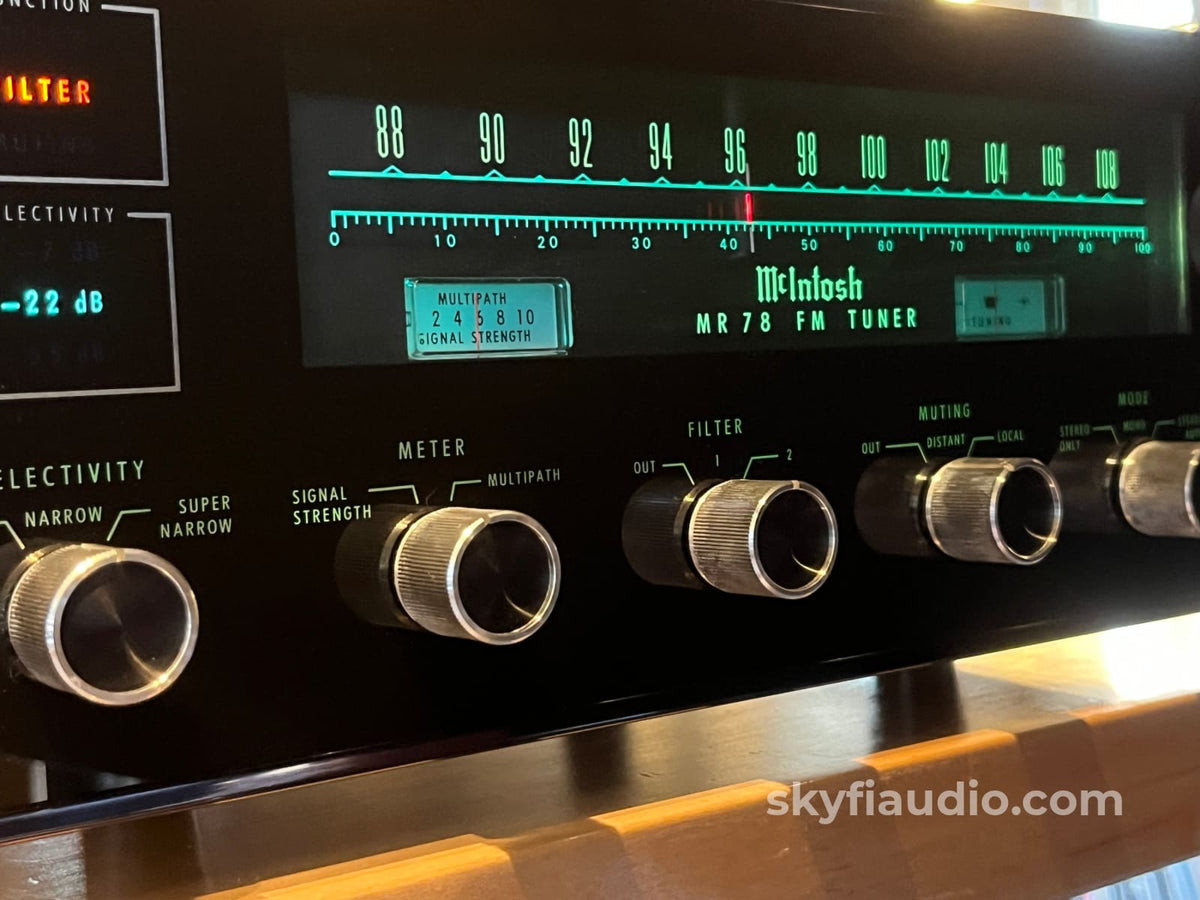 McIntosh MR-78 Vintage Analog Tuner - Serviced & Aligned - Tuner