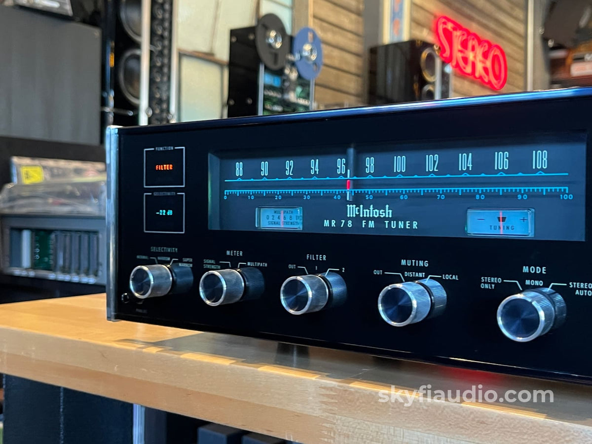 McIntosh MR-78 Vintage Analog Tuner - Serviced & Aligned - Tuner