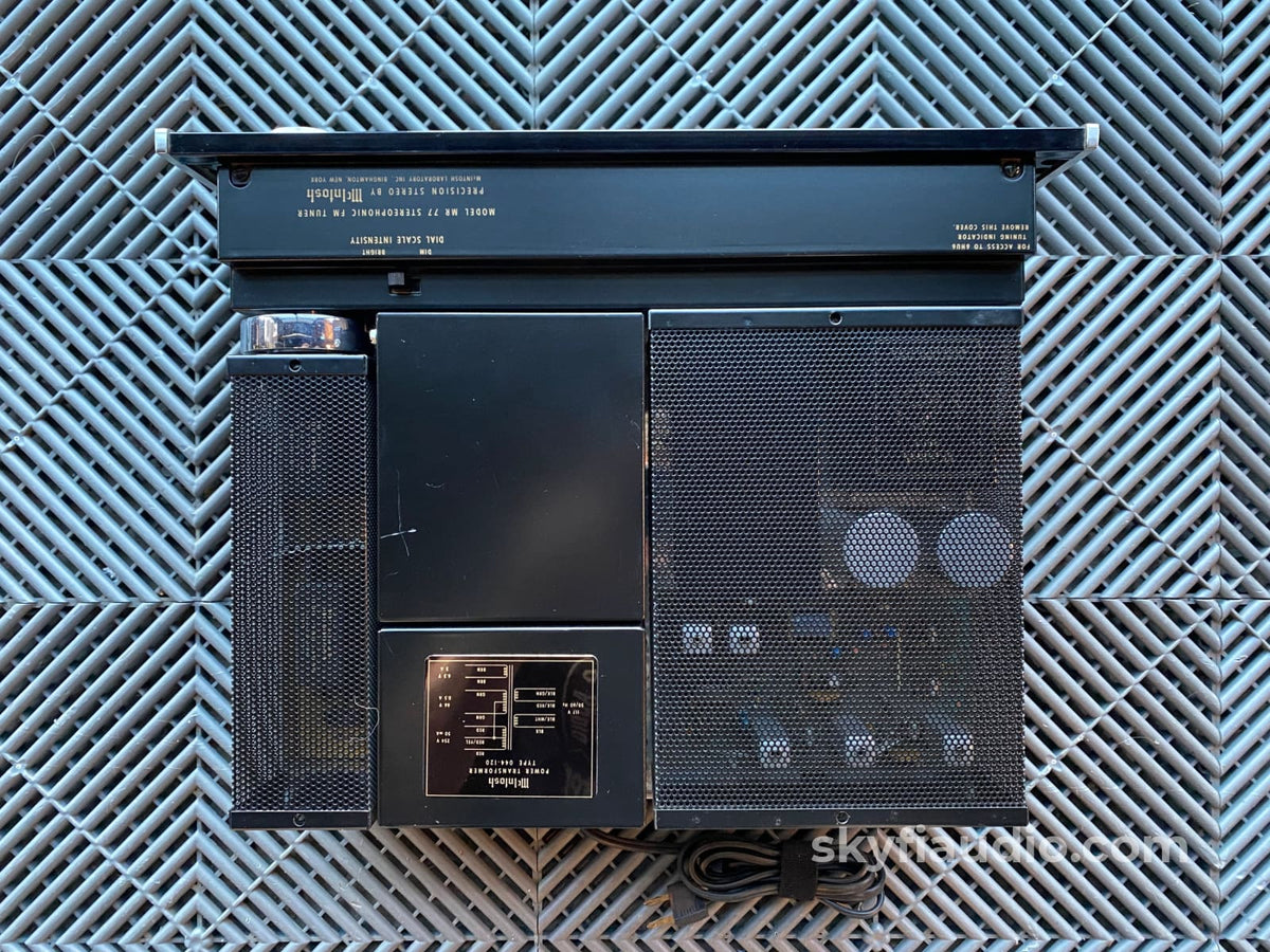 Mcintosh Mr77 Analog Tuner - Richard Modafferi Serviced In 2006