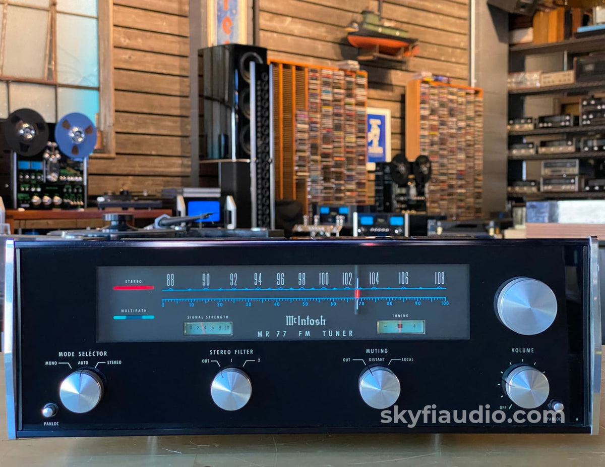 Mcintosh Mr77 Analog Tuner - Richard Modafferi Serviced In 2006