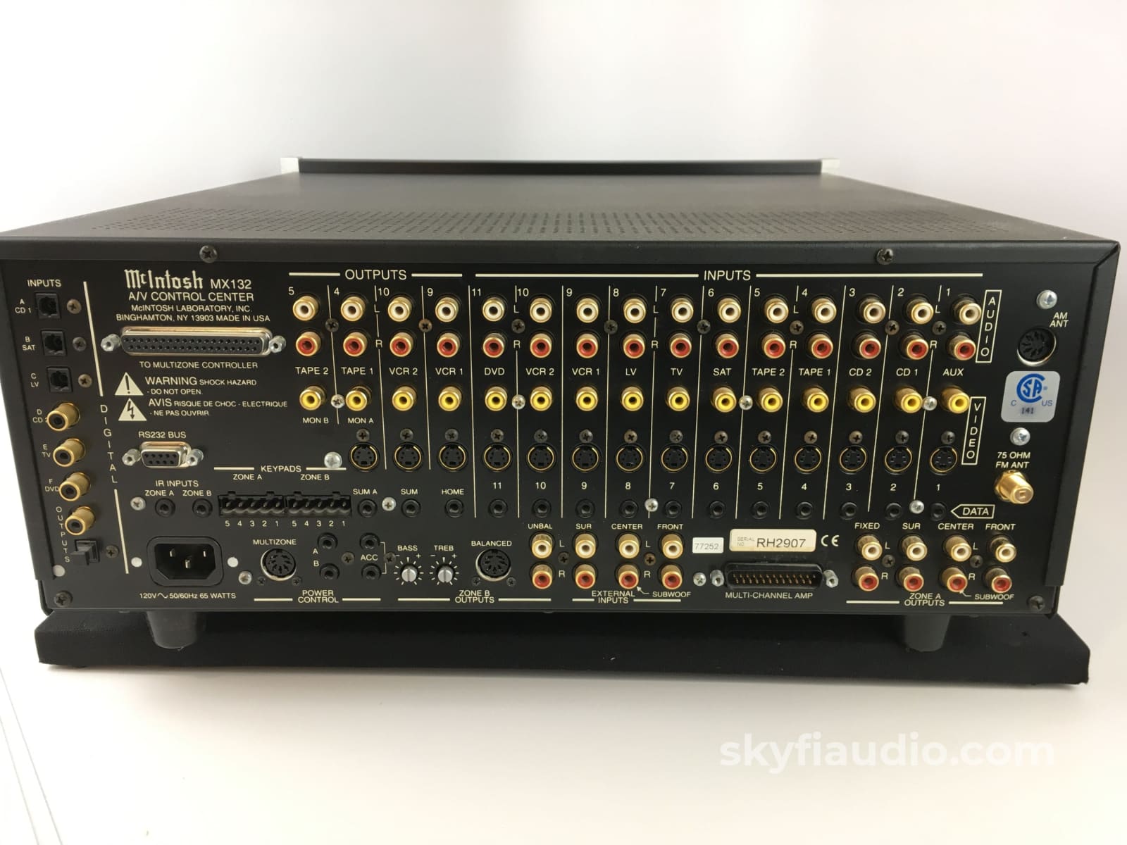 Mcintosh Mx-132 Av Processor With Tuner Preamplifier