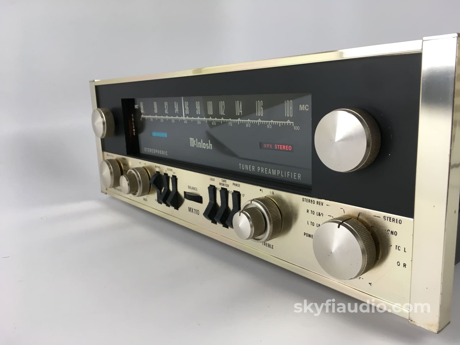 Mcintosh Mx110 Tube Preamp Tuner Preamplifier