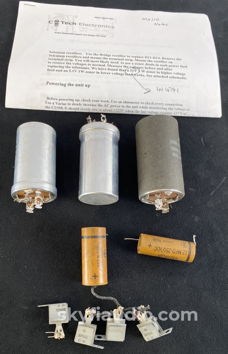 Mcintosh Mx110 Tube Tuner Preamp - Restored To Perfection Preamplifier