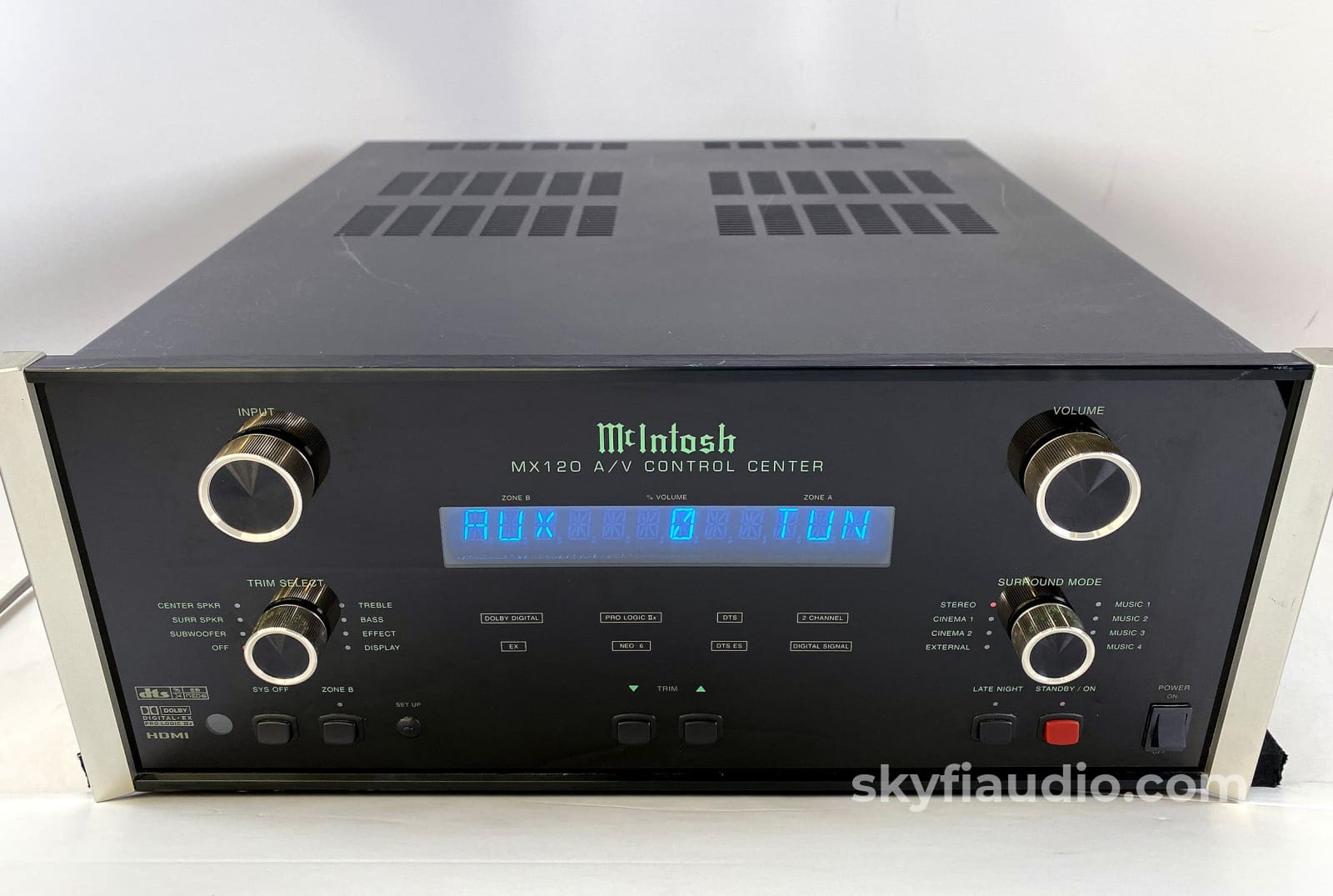 Mcintosh Mx120 Home Theater Processor W/Dolby Digital Dts-Hd Plus Phono Input Preamplifier