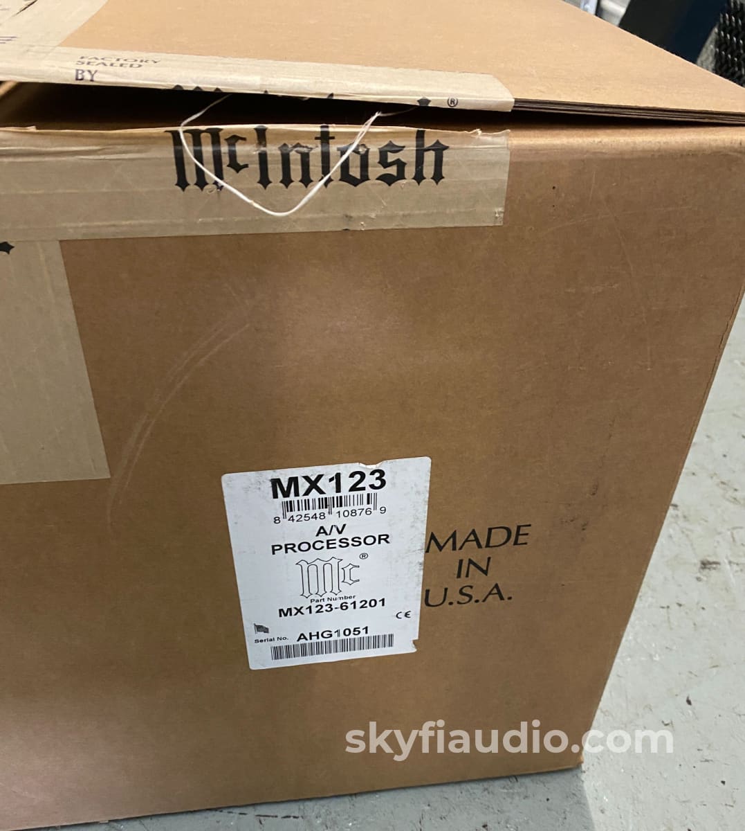 Mcintosh Mx121 Home Theater Processor - Dolby True Hd Dts-Hd Phono Input Preamplifier