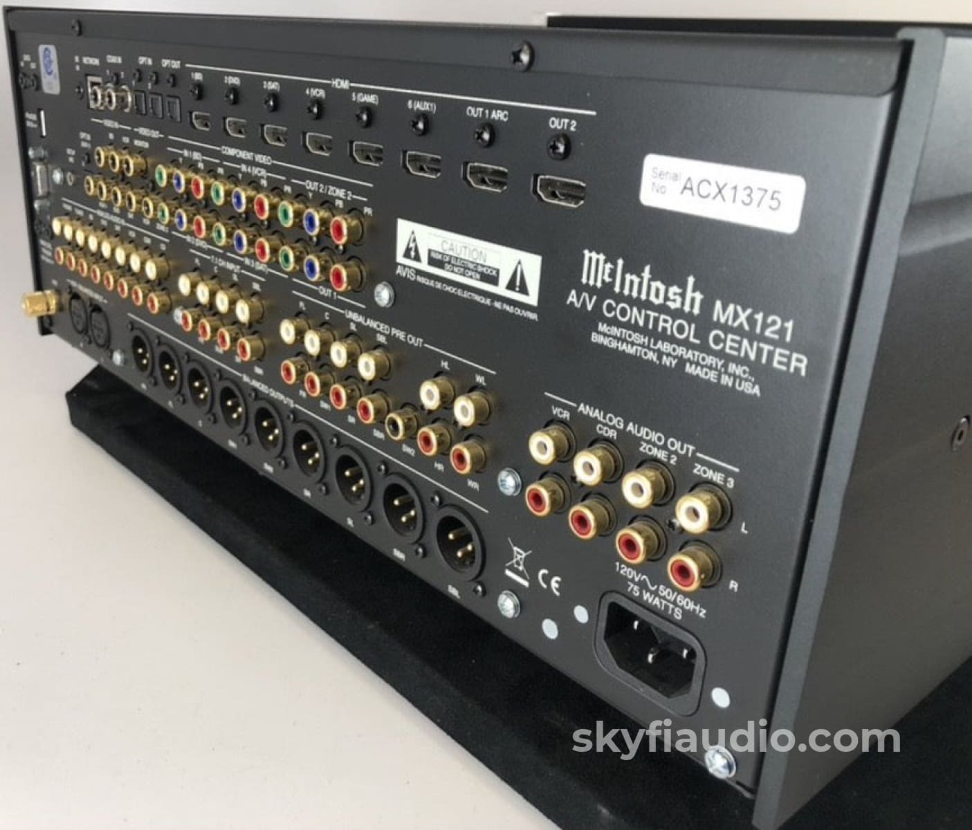 Mcintosh Mx121 Home Theater Processor - Dolby True Hd Dts-Hd Phono Input Preamplifier