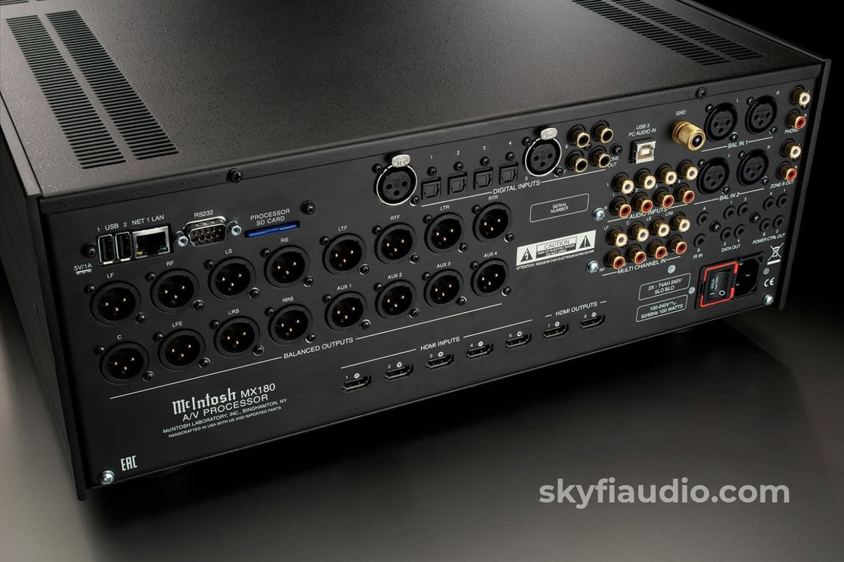 Mcintosh Mx180 A/V Processor - New Preamplifier