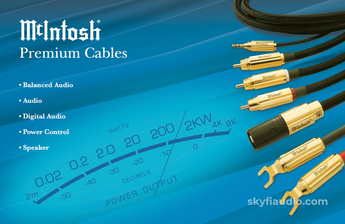 Mcintosh Speaker Cable (Single) W/Spades - 2M In Store Only Cables