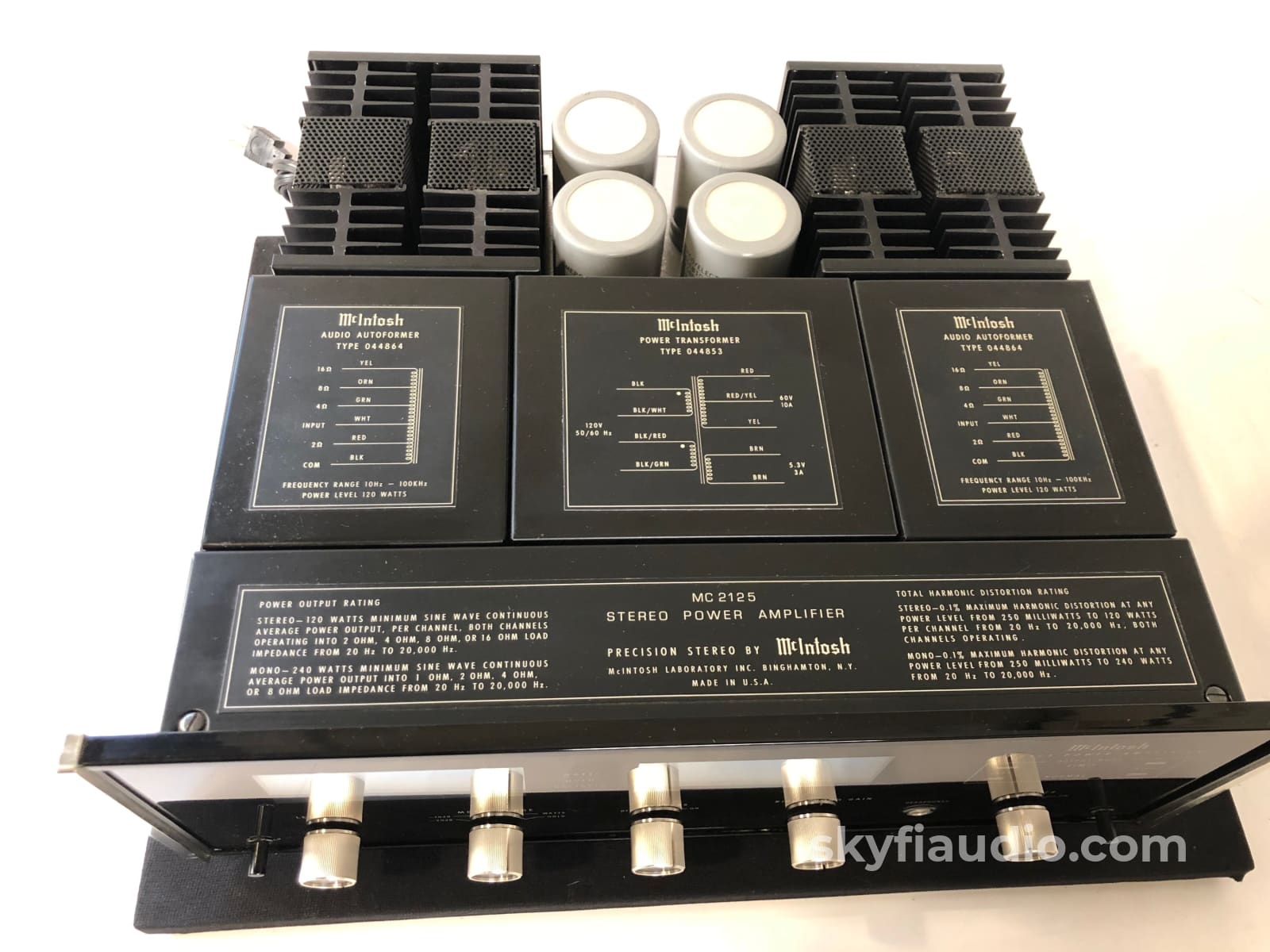 Mcintosh Vintage Solid State Amplifier Mc2125