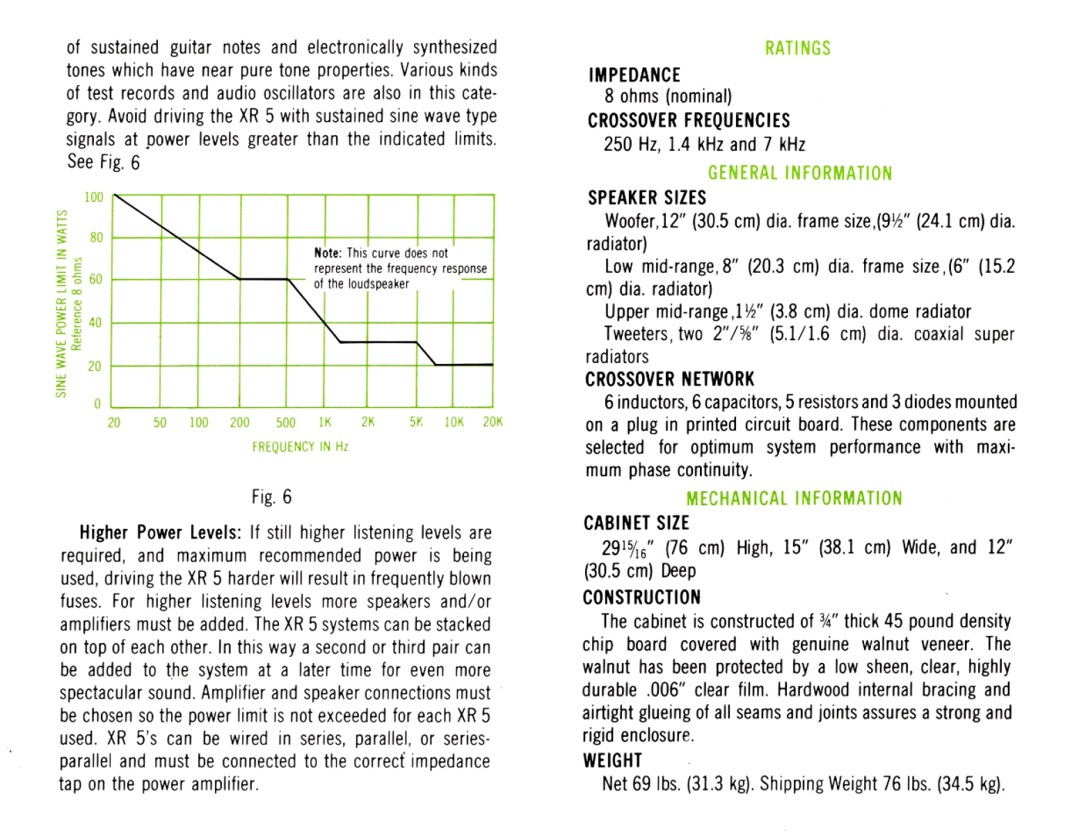 McIntosh XR5 Vintage Speakers - Serviced Speakers
