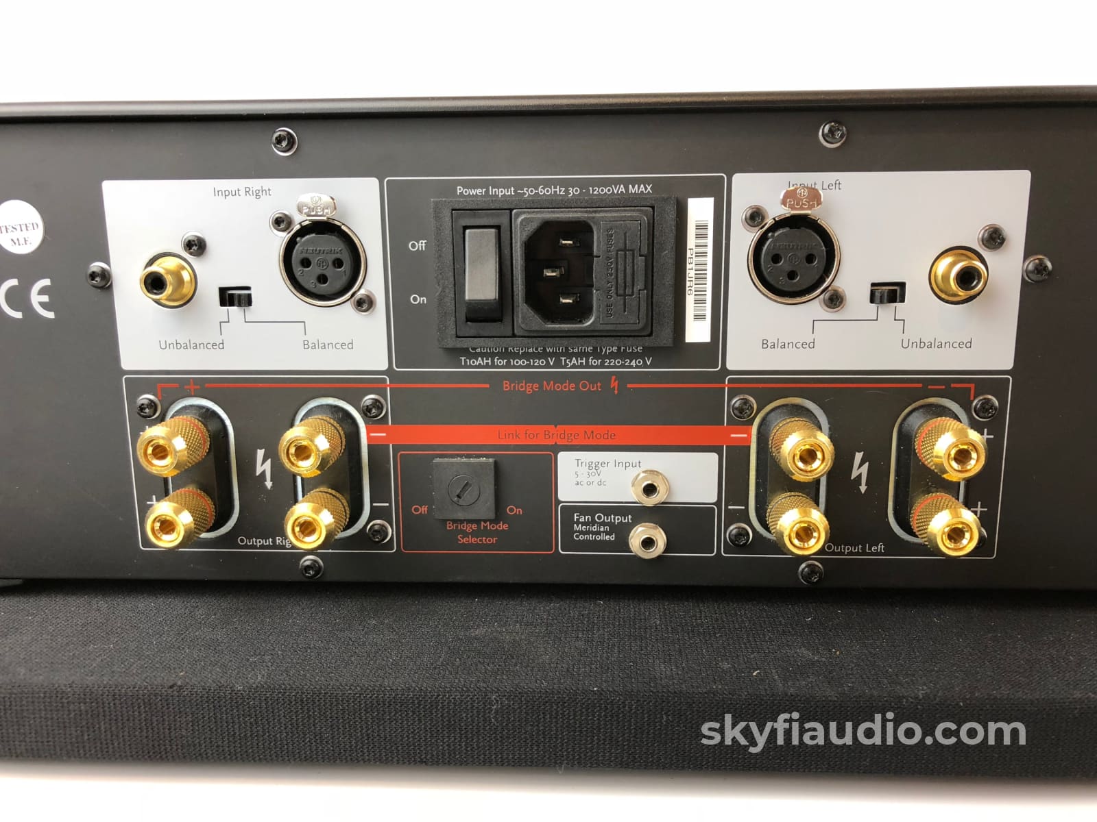 Meridian G57 200W Solid State Amplifier - Complete And Like New