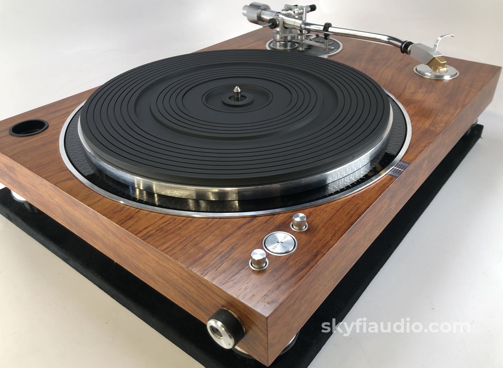Micro Seiki Dd-40 Vintage Turntable - Gorgeous Wood Plinth