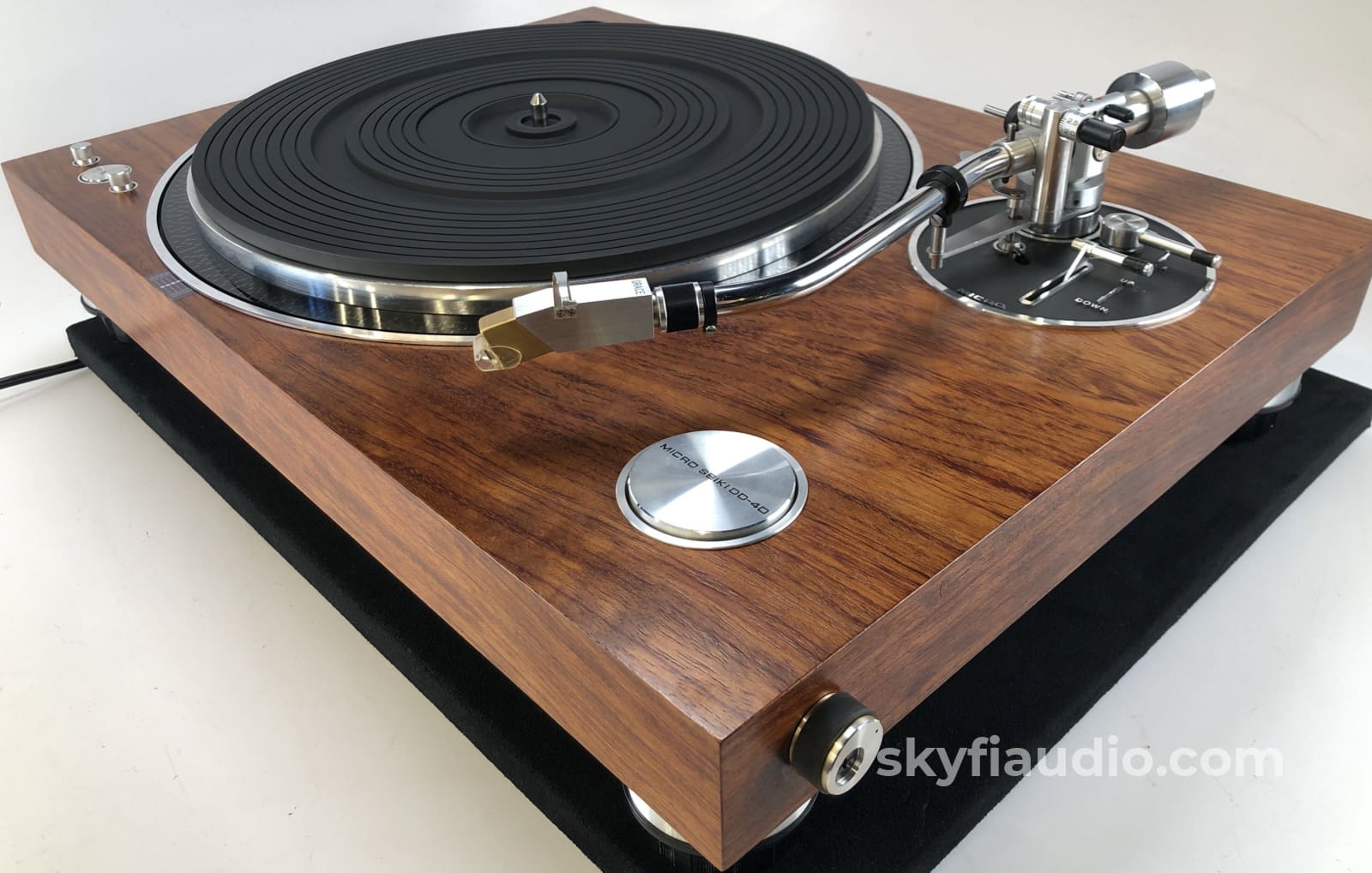 Micro Seiki Dd-40 Vintage Turntable - Gorgeous Wood Plinth