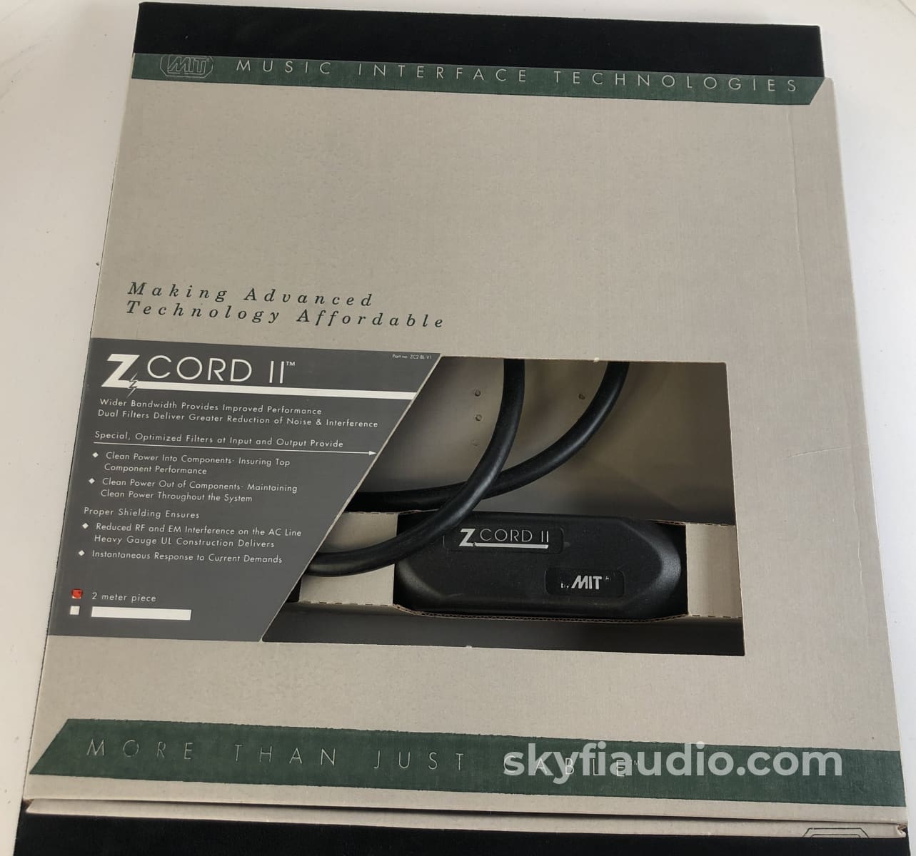 MIT (Music Interface Technologies) ZCord II Power Cable - New in Box -