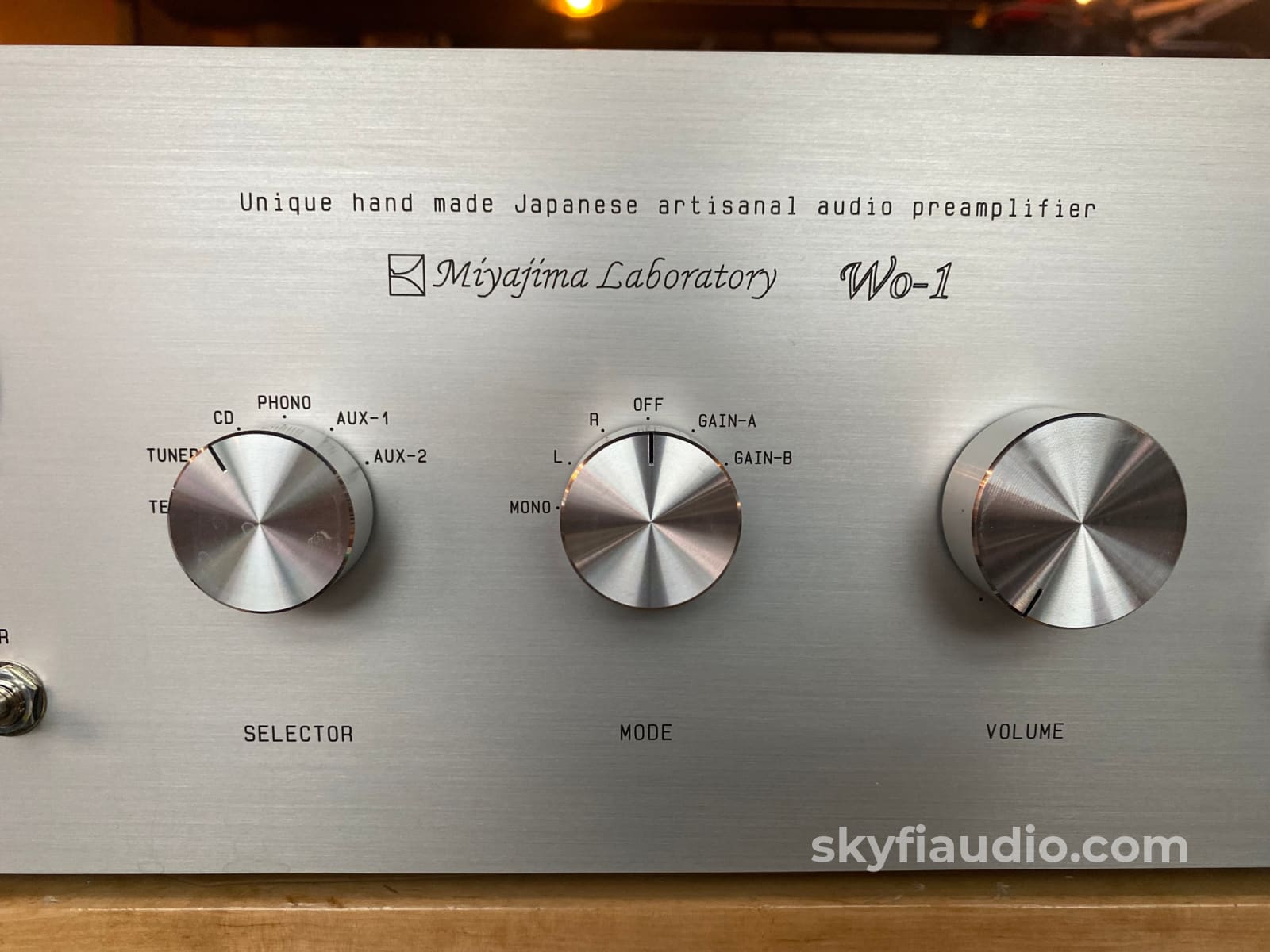 Miyajima Wo-1 Handmade Artisanal Tube Preamplifier