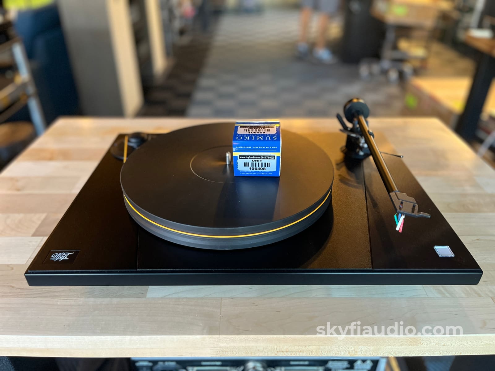MOFI Ultradeck Turntable w/ New Sumiko Blue Point No.3 MC Phono Cartridge. Turntable