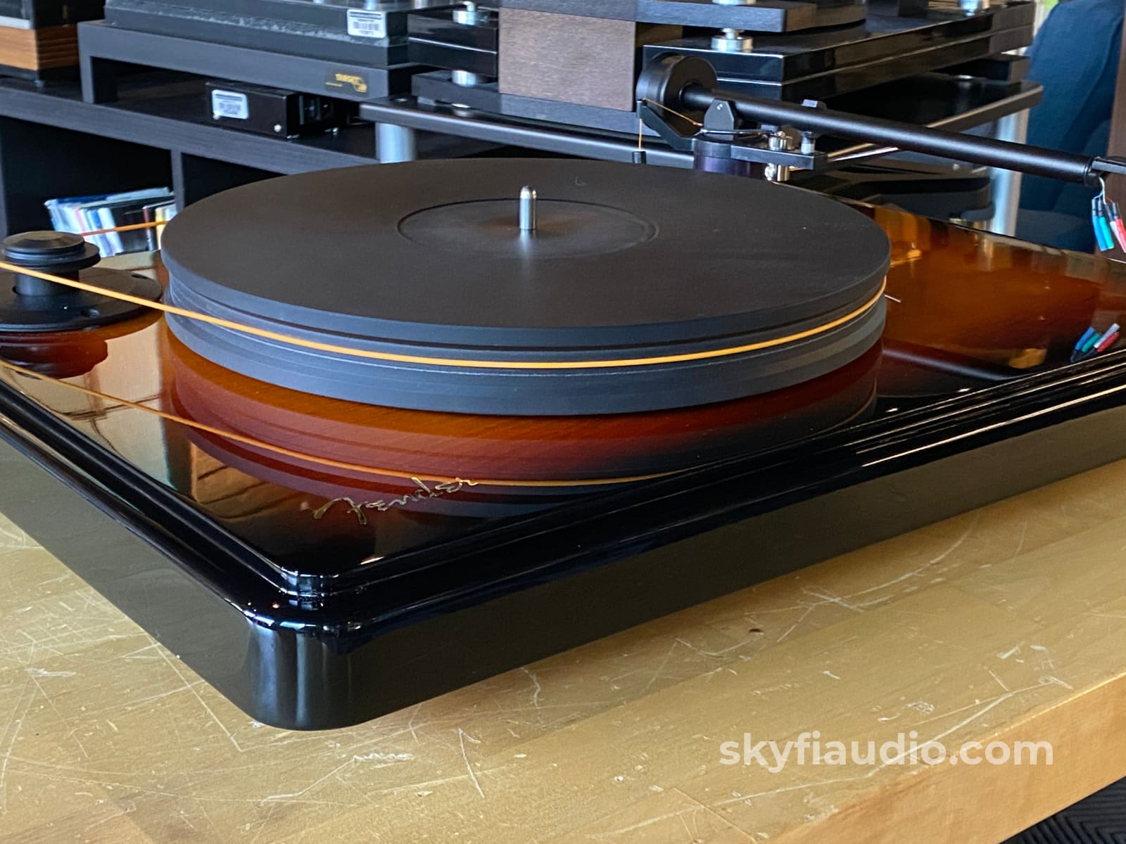 Mofi Electronics X Fender Precisiondeck Turntable With New Sumiko Cartridge