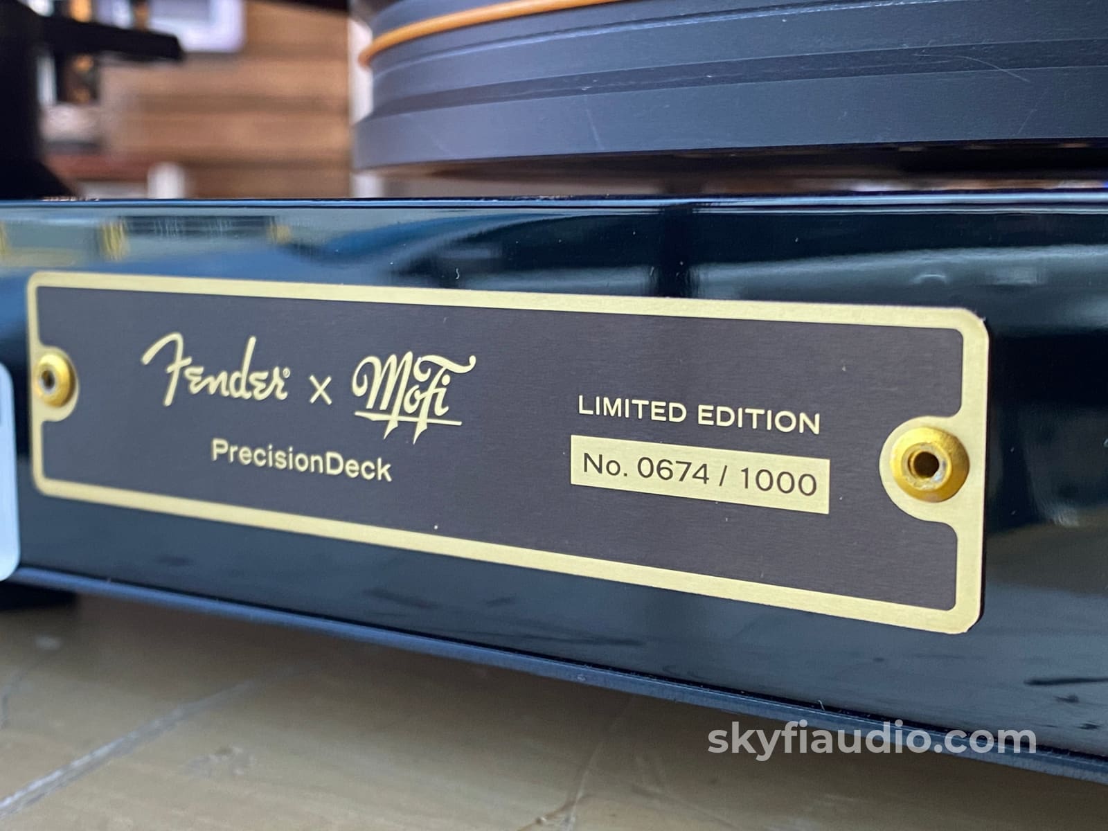 Mofi Electronics X Fender Precisiondeck Turntable With New Sumiko Cartridge