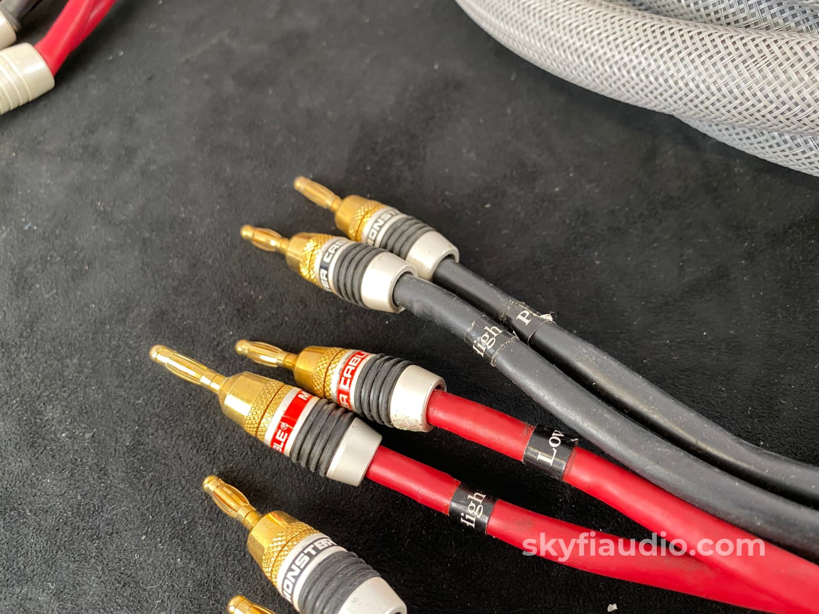 Monster Cable M Series M2.4S Bi-Wire Speaker 8 Feet Vintage Gold! Cables