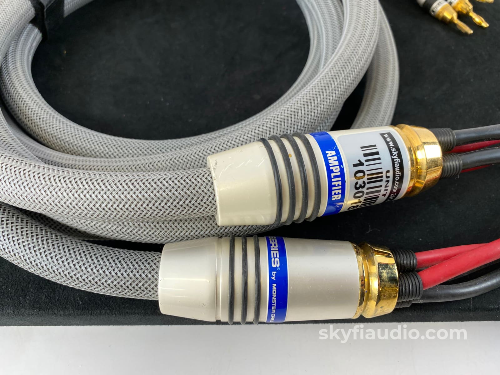 Monster Cable M Series M2.4S Bi-Wire Speaker 8 Feet Vintage Gold! Cables