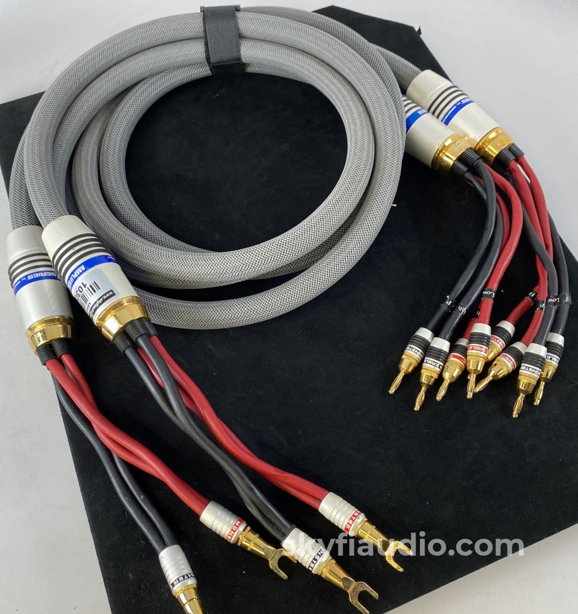 Monster Cable M Series M2.4S Bi-Wire Speaker 8 Feet Vintage Gold! Cables