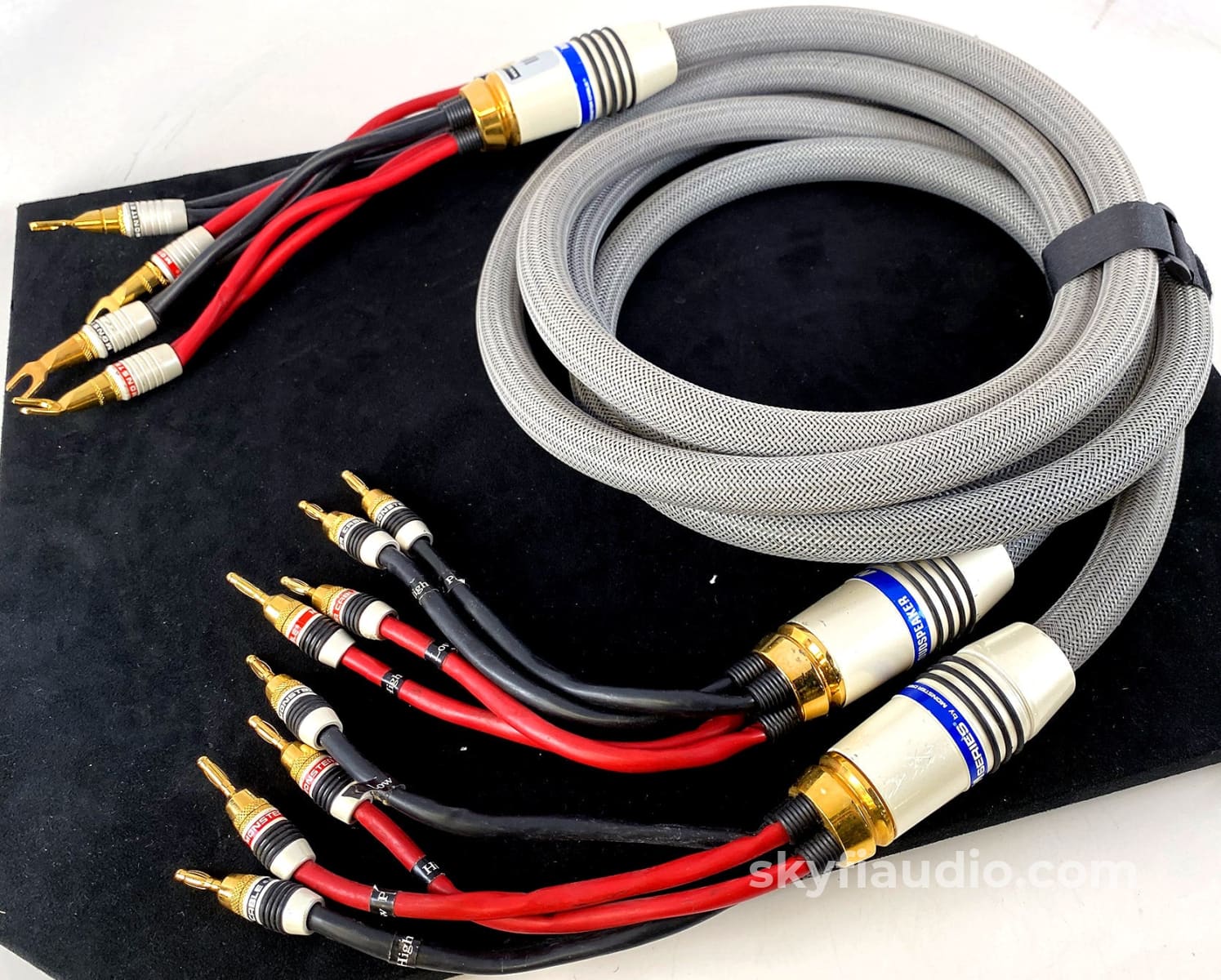 Monster Cable M Series M2.4S Bi-Wire Speaker 8 Feet Vintage Gold! Cables