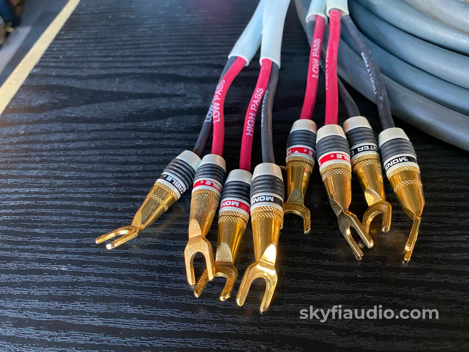 Monster Cable M1.4S Biwire Speaker cable Pair w/ Monster Lock Spades - 14ft Cables