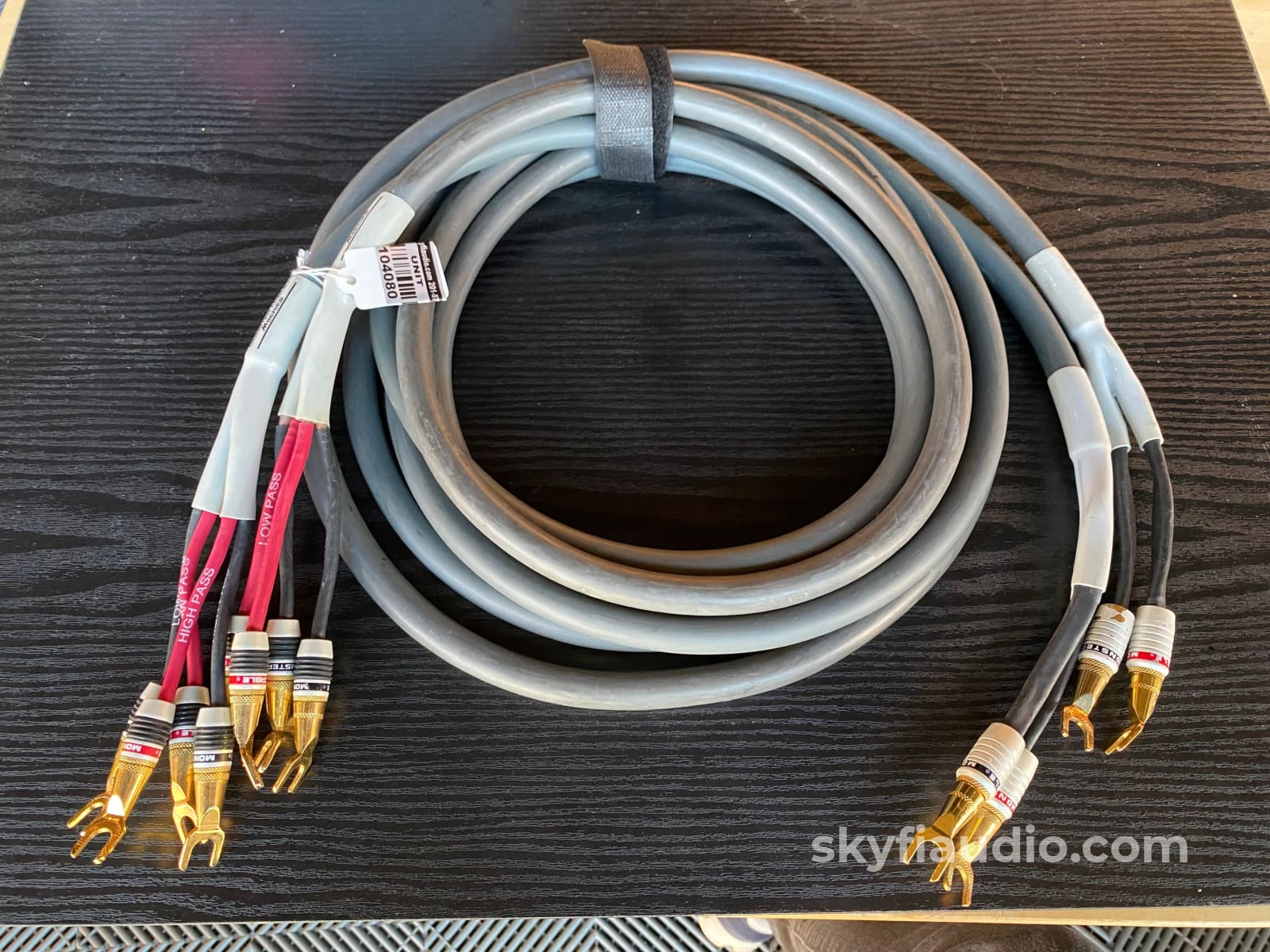 Monster Cable M1.4S Biwire Speaker cable Pair w/ Monster Lock Spades - 14ft Cables