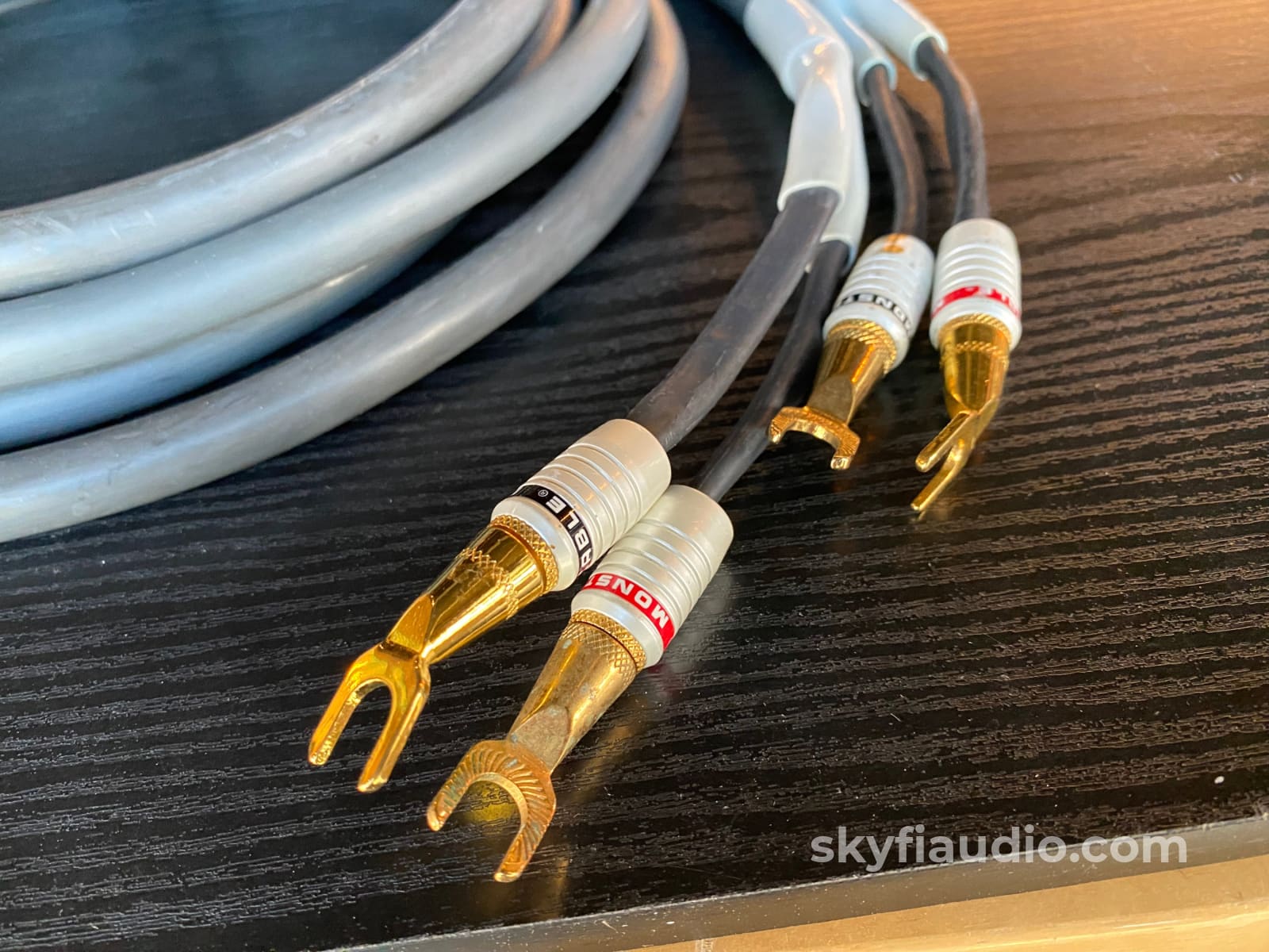 Monster Cable M1.4S Biwire Speaker cable Pair w/ Monster Lock Spades - 14ft Cables