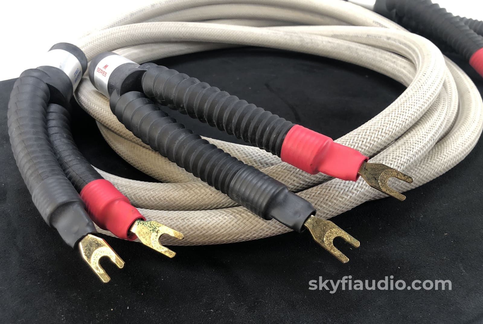 Monster M Series Speaker Cables With Spades - 8 Feet *New Price