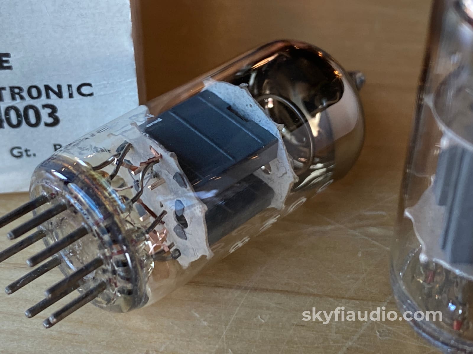 Mullard Cv4003 (Military 12Au7) Box Plate Tubes - Paired And Balanced Mitcham Gt. Britain Accessory
