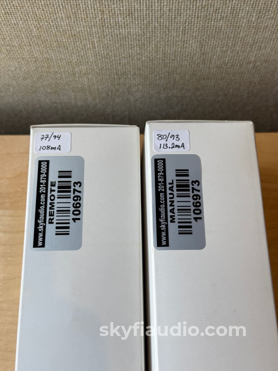 Mullard ECC82 / 12AU7 Tube Pair Gain Matched - Branded ’The Fisher’ Accessory