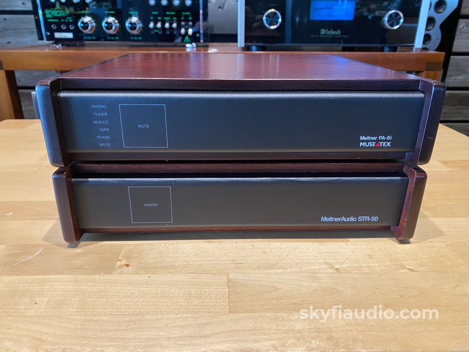 Museatex Meitner Pa6I Preamp + Str-50 Amplifier System With Wired Remote Preamplifier