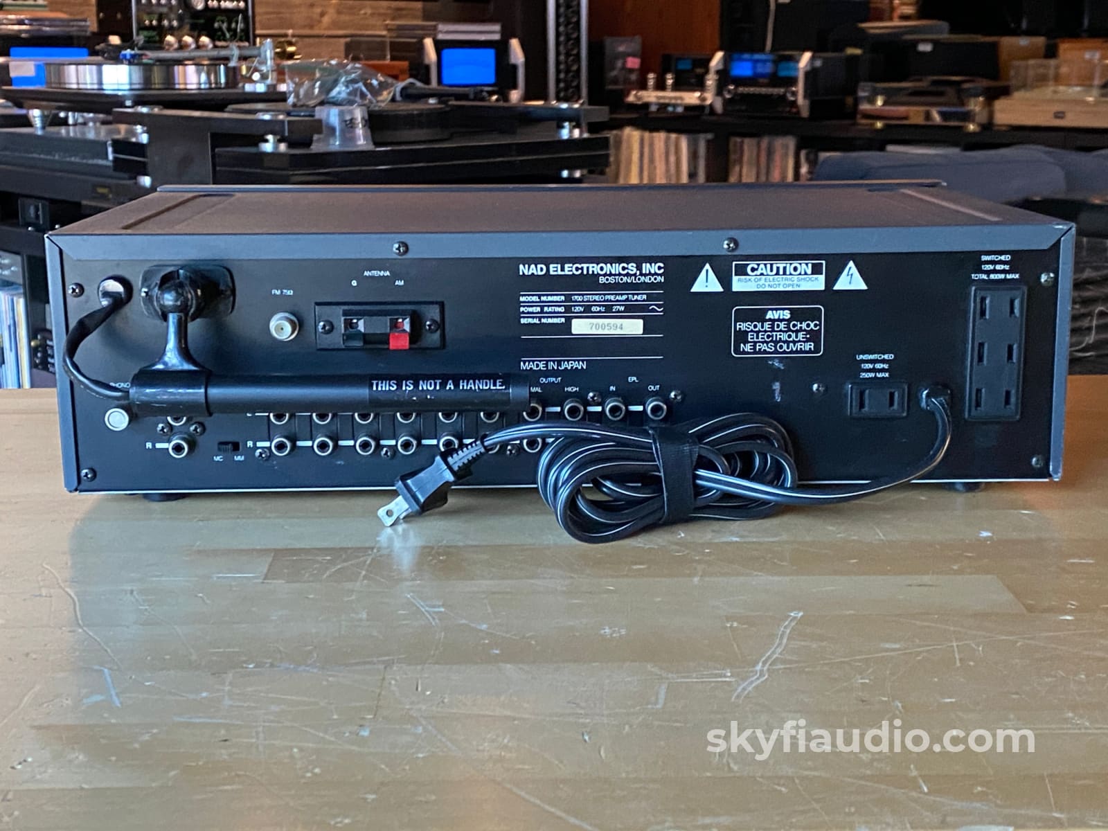 Nad 1700 Monitor Series Vintage Preamp Tuner Preamplifier