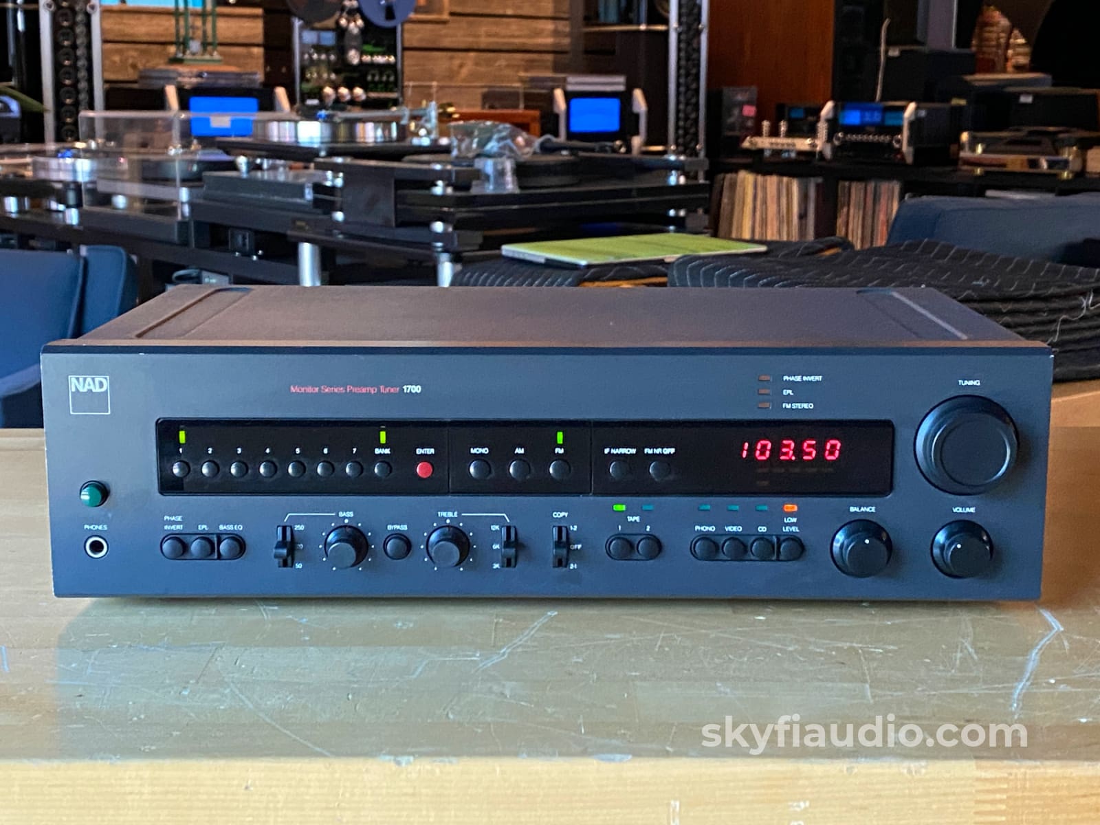 Nad 1700 Monitor Series Vintage Preamp Tuner Preamplifier