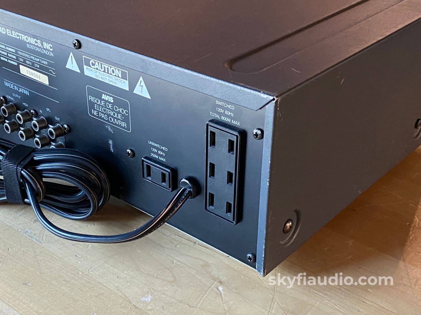 Nad 1700 Monitor Series Vintage Preamp Tuner Preamplifier