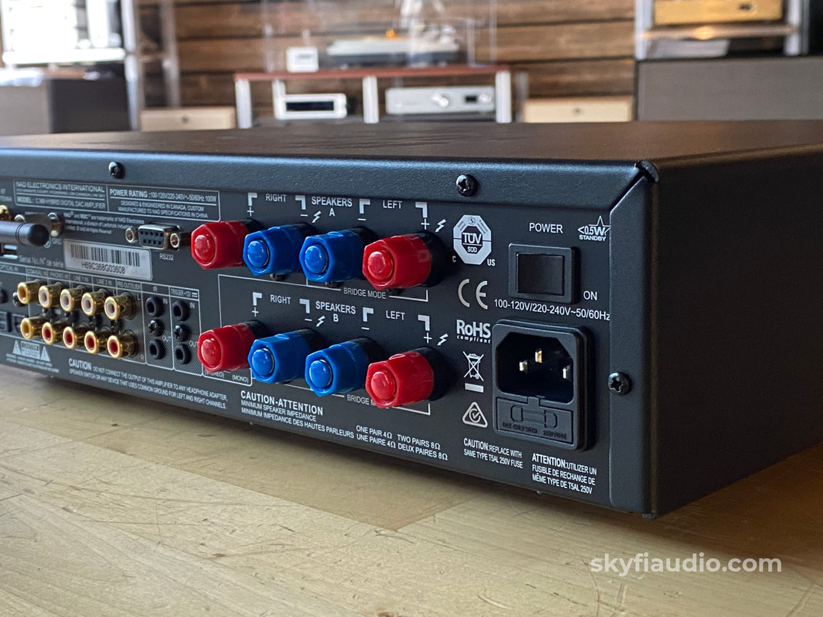 Nad C368 Hybrid Digital Dac Amplifier - New Open Box Integrated