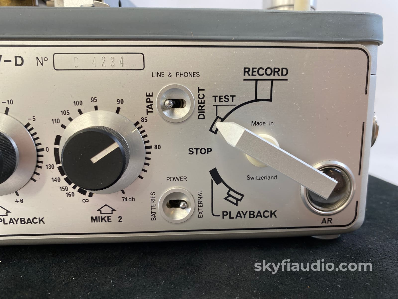 Nagra Iv-D Portable Reel To Tape Recorder Deck